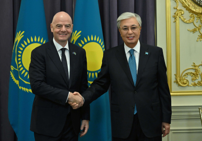 Касым-Жомарт Токаев встретился с президентом ФИФА
