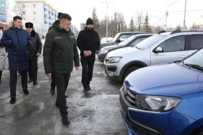 Из Башкирии в зону СВО отправилась колонна машин, конфискованных у злостных нарушителей ПДД