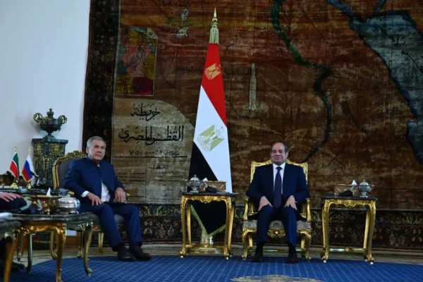 Рустам Минниханов встретился с Президентом Египта Абделем Фаттахом ас-Сиси