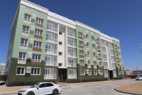 В Туркестане ведется интенсивное жилищное строительство