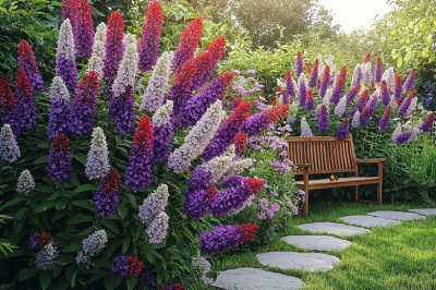 Цветет 140 дней подряд: куст с разноцветными соцветиями, от которого соседи будут в шоке