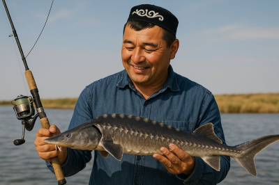 Мальки, расчистка и быстрое течение: почему в Урале снова ловят осетров?