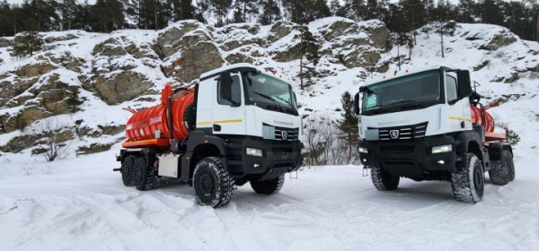 На шасси КАМАЗ К5 выпустили новые агрегаты для сбора нефти