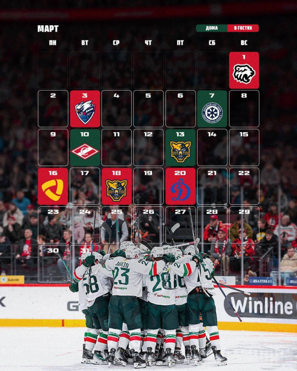 Матч между &laquo;Ак Барсом&raquo; и &laquo;Сочи&raquo; в Казани перенесли с 12 на 13 марта