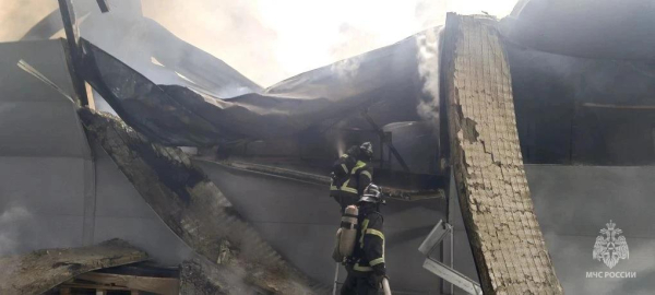 Два склада горели в Татарстане