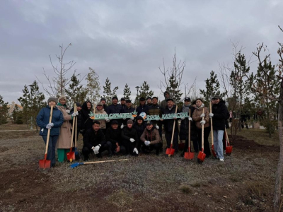 Астана становится зеленее: в парке &laquo;Коктал&raquo; высадили более 300 деревьев