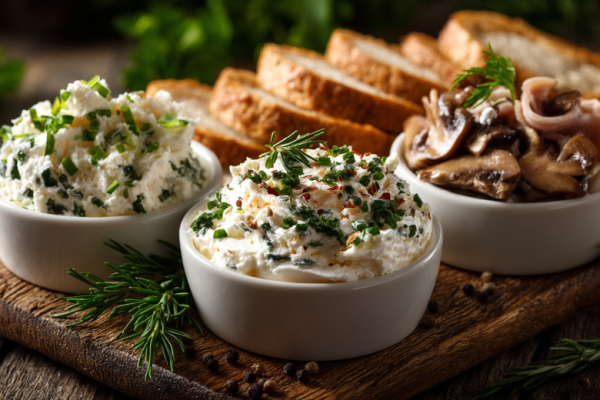 Полезная намазка за копейки. Готовлю сразу 3 варианта: с зеленью, ветчиной и грибами. Вкуснее магазинной &mdash; проверяйте!