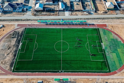 Стандарты УЕФА &mdash; в регионе: в Атырауской области запустили обновлённый стадион