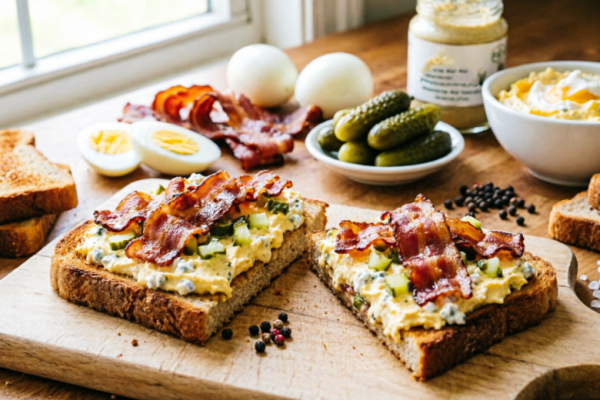 Бутерброды &laquo;съели и забыли про колбасу&raquo;: кремовая намазка с беконом улетает за секунды